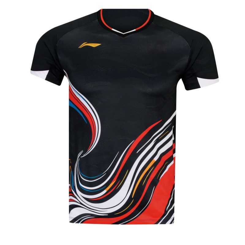 

Футболка для бадминтона Li-Ning Badminton Competition Collection, унисекс, черная