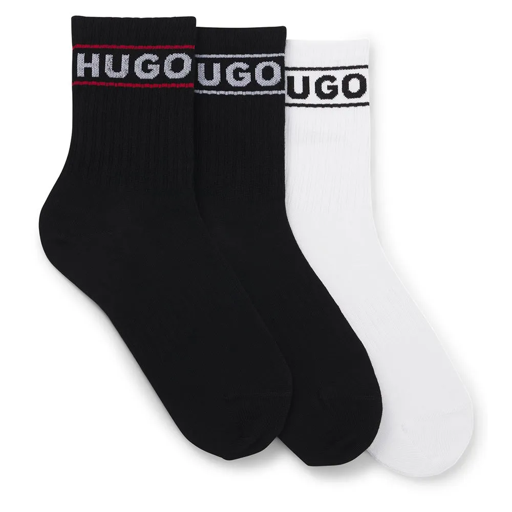

Носки HUGO Sporty Cc W 10260645 3 pairs, черный/белый