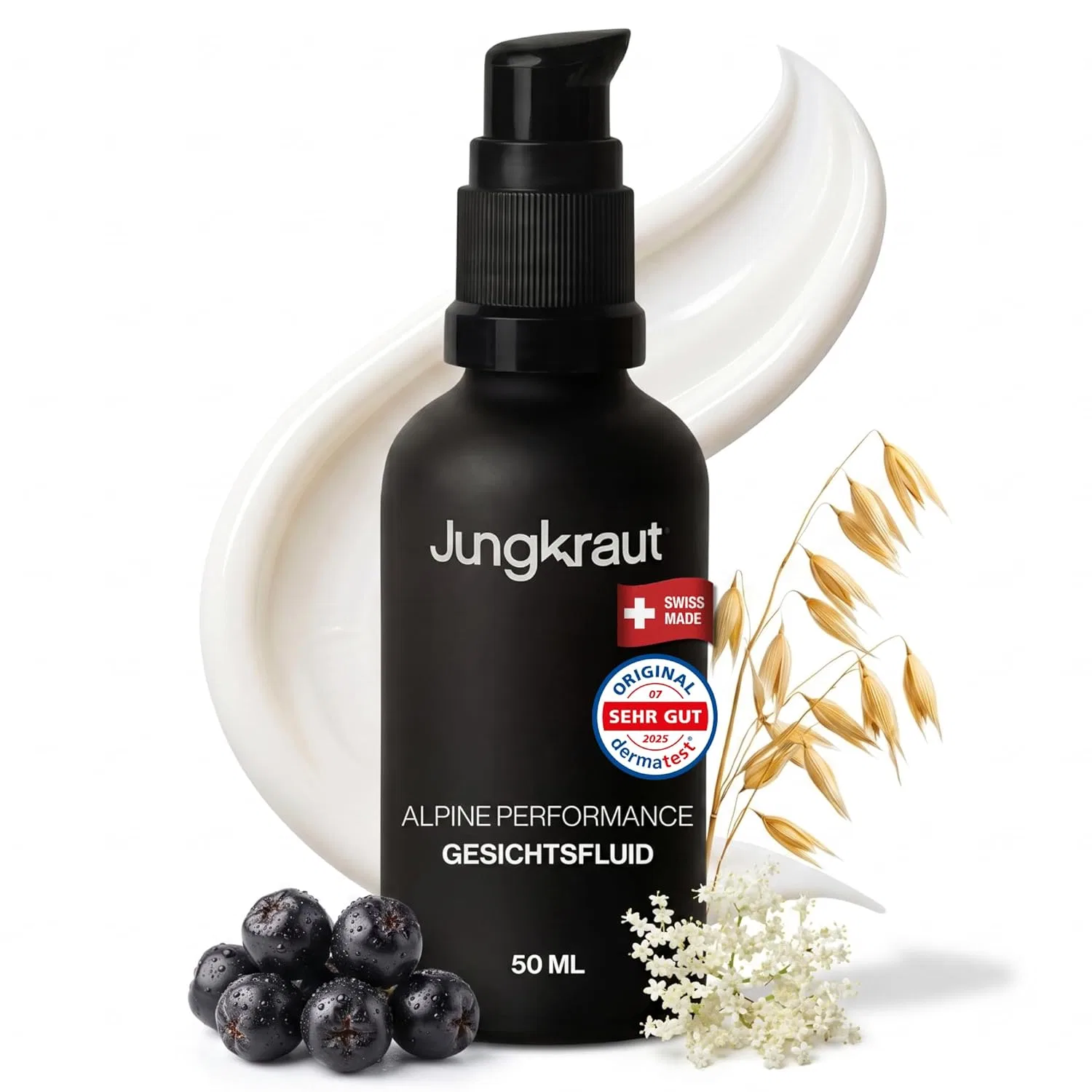 Флюид Jungkraut — Мужской для лица с гиалуроновой кислотой, 50 мл