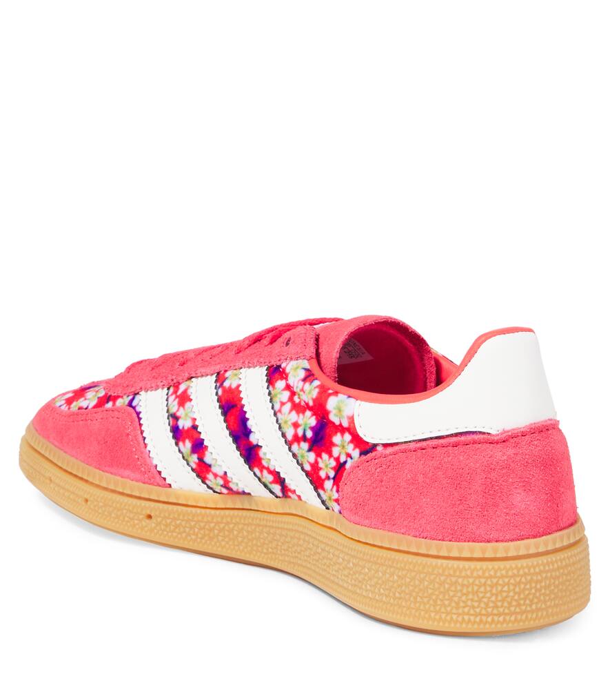 Кроссовки Handball Spezial с цветочным принтом и отделкой из замши Adidas Originals Kids, Supplier Colour/Off White/Red — фото 2