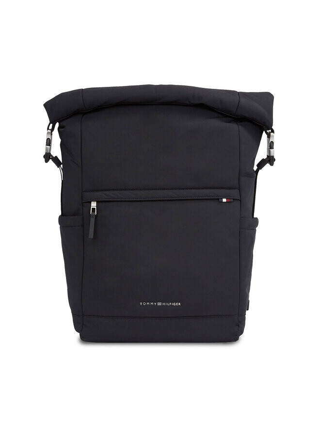 

Рюкзак Th Signature Rolltop Backpack Tommy Hilfiger, черный