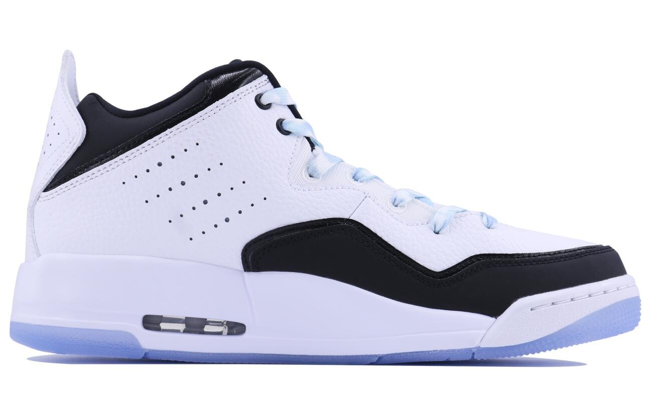 Кроссовки Jordan Courtside 23 Vintage Basketball Shoes Men Mid-top Black/Blue, белый/черный — фото 2