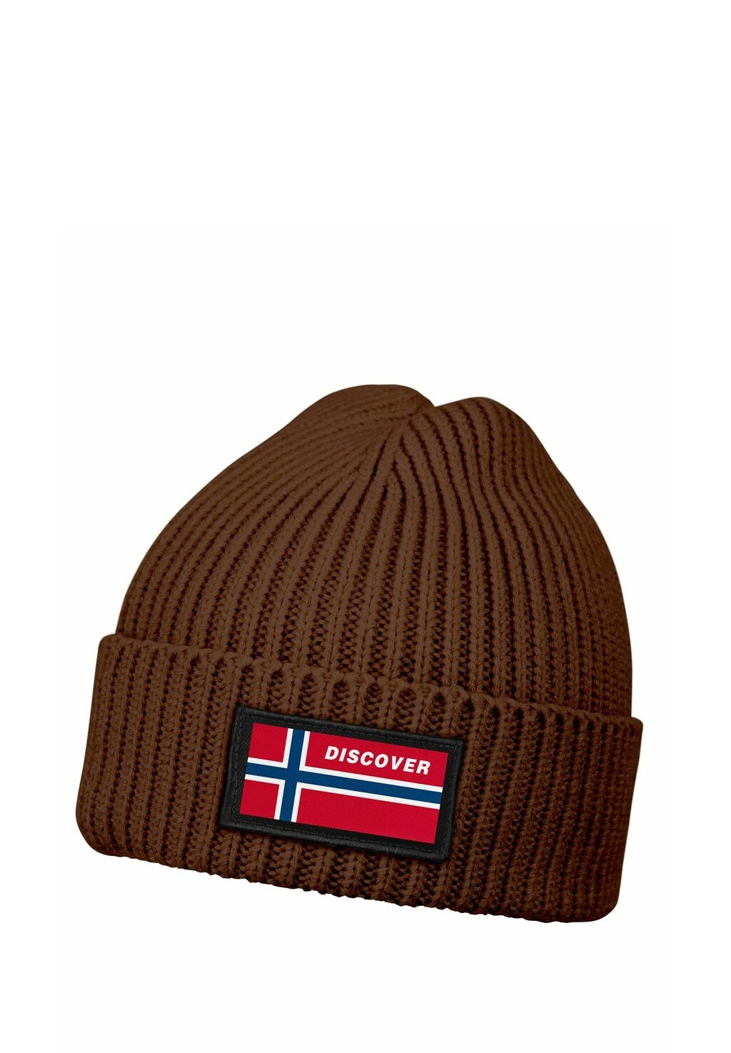 

Шапка MIT PATCH NORWEGEN FLAGGE Neverless, коричневый