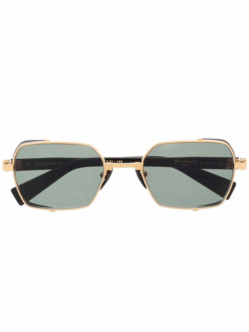 

Очки в овальной оправе Balmain Eyewear, черный