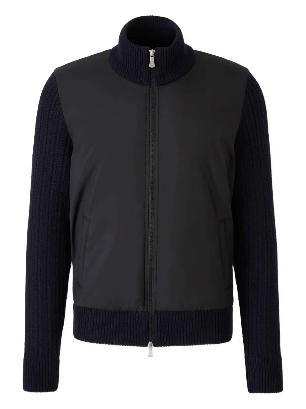 

Кардиган с отделкой в рубчик Gran Sasso, черный