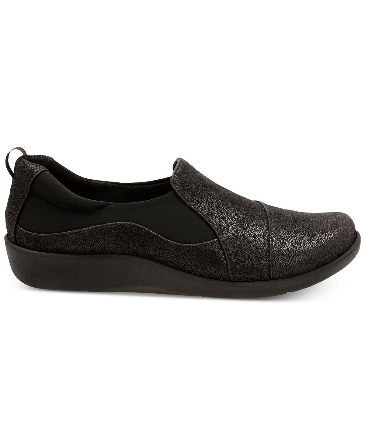 Женские туфли на плоской подошве Cloudsteppers Sillian Paz Clarks, черный — фото 2