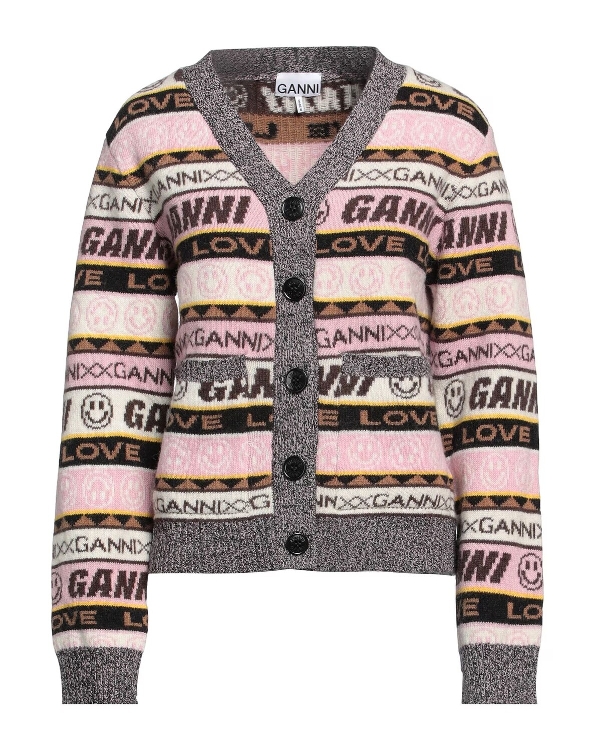 

Кардиган Ganni, розовый