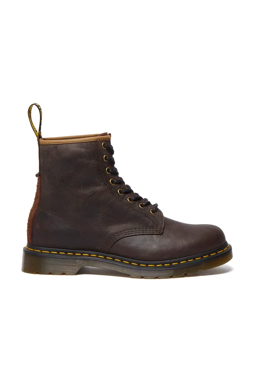 

1460 кожаные байкерские ботинки Dr. Martens, коричневый