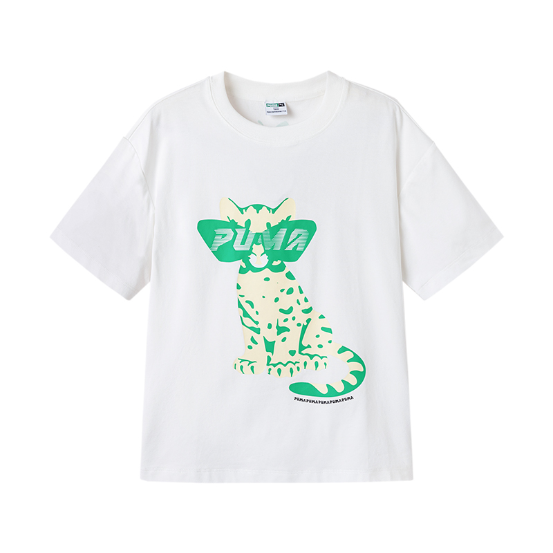 

Детская футболка PUMA, Raw White