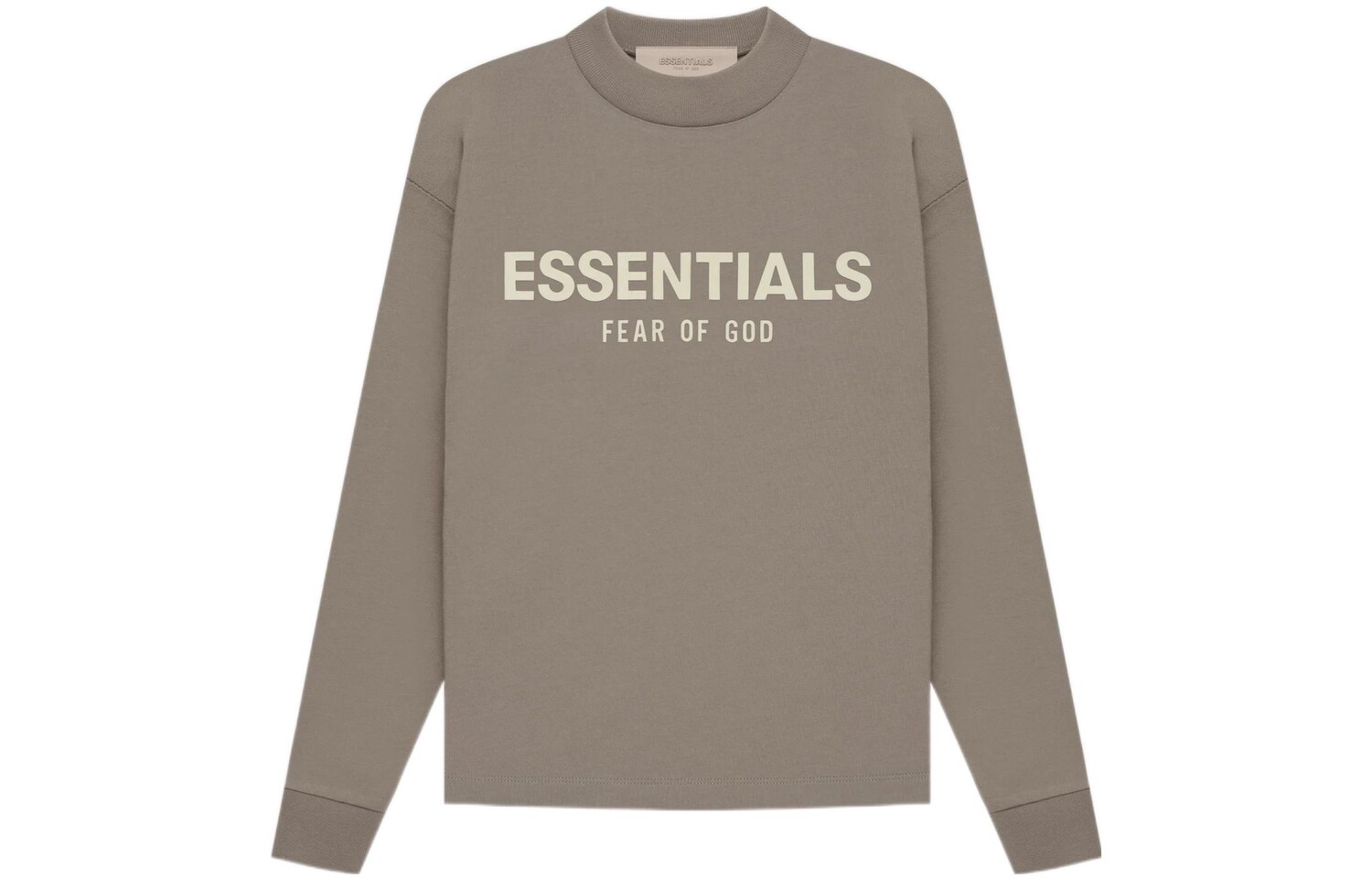 

Детская футболка Fear Of God Essentials, серо-коричневый
