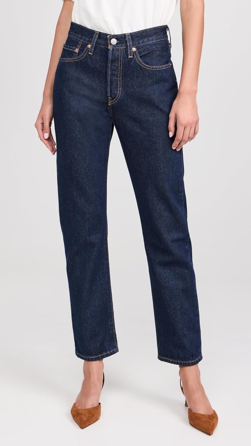 Женские джинсы Levi's Premium 501 Original Fit, Deep Breath - Dark Indigo — фото 2