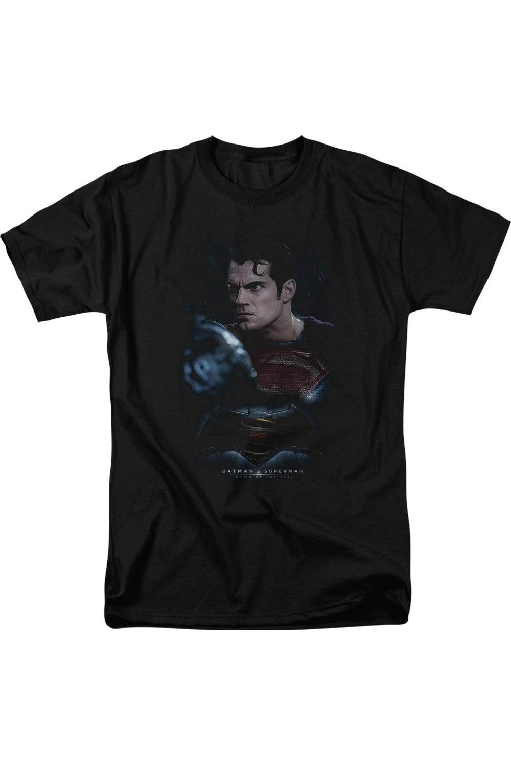 

Футболка с коротким рукавом для взрослых Batman V Superman Super Angry Gildan, черный