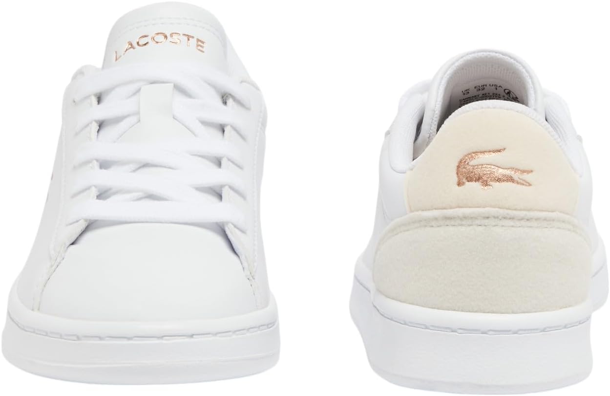 Laceste Unisex-Child детские кроссовки Carnaby Set Lacoste, Blush Accent White/Light Pink — фото 2