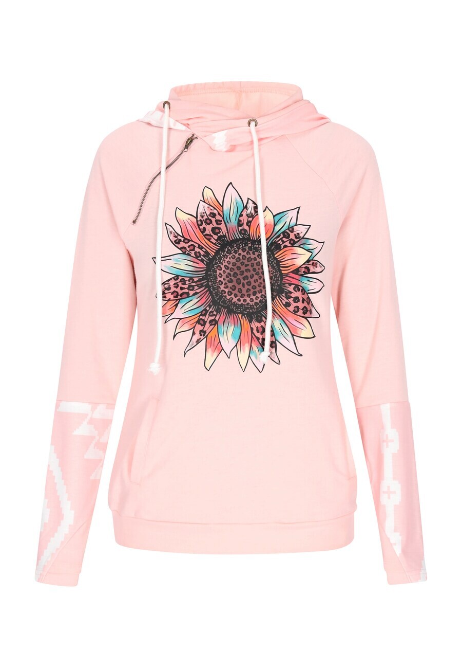 

Толстовка с капюшоном IZIA Sweatshirt, светло-розовый