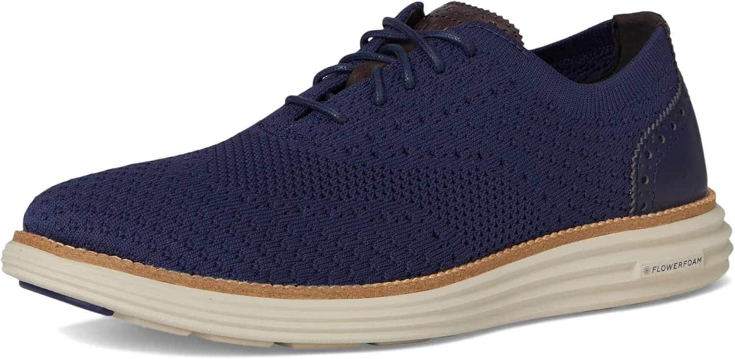 Туфли Cole Haan Mens Originalgrand Remastered Stitchlite, синий/серебристый — фото 3