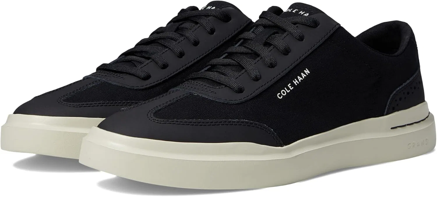Кроссовки Cole Haan Men's 2nd Zerogrand Laser Wing Oxford, Birch In Black And Silver — фото 2