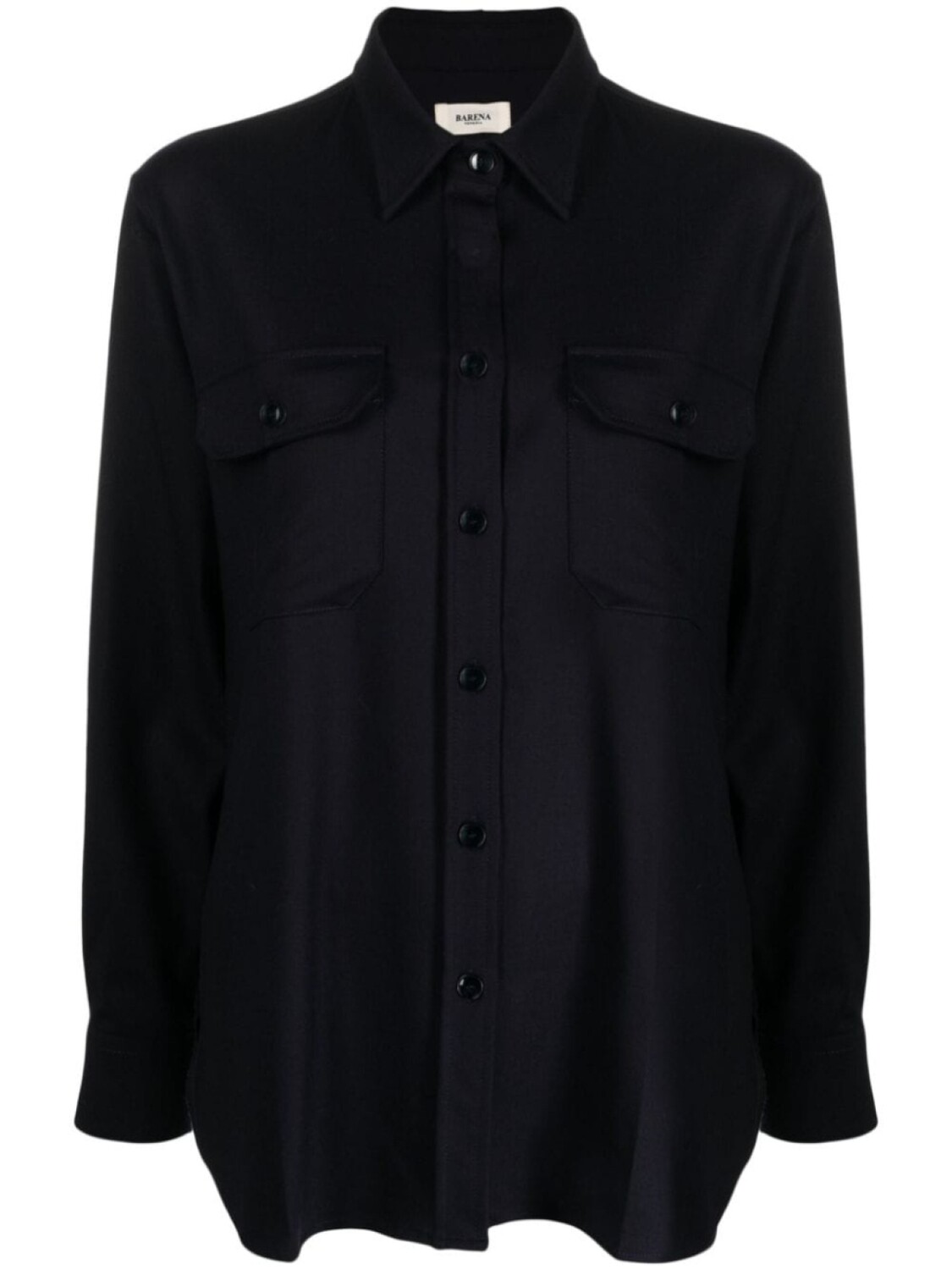 

Barena фланелевая рубашка Meg Frare, синий