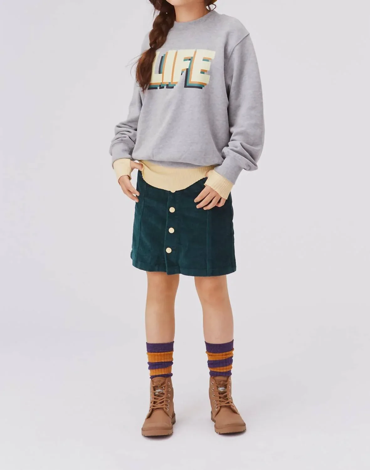 Толстовка Marge Life серого меланжевого цвета Molo