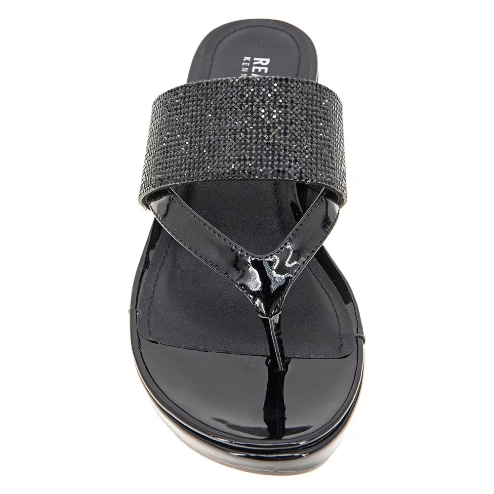 Босоножки Pepea на танкетке и платформе Kenneth Cole Reaction, черный — фото 3