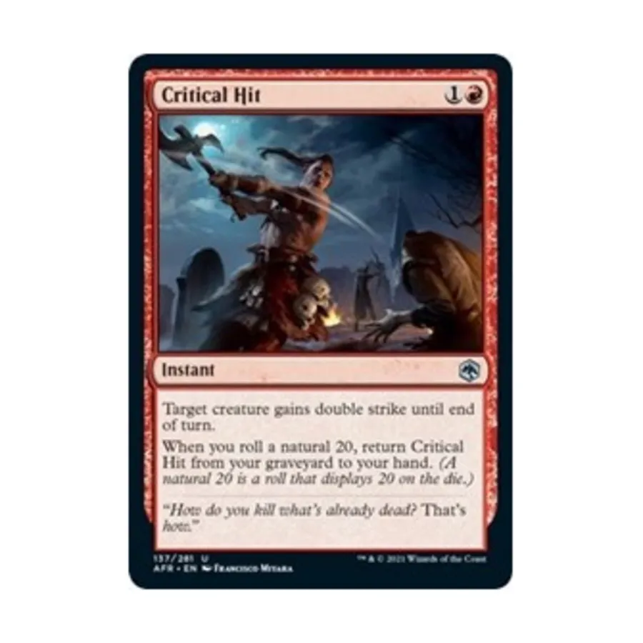 

CCG Критический удар (U), MTG - Adventures in the Forgotten Realms