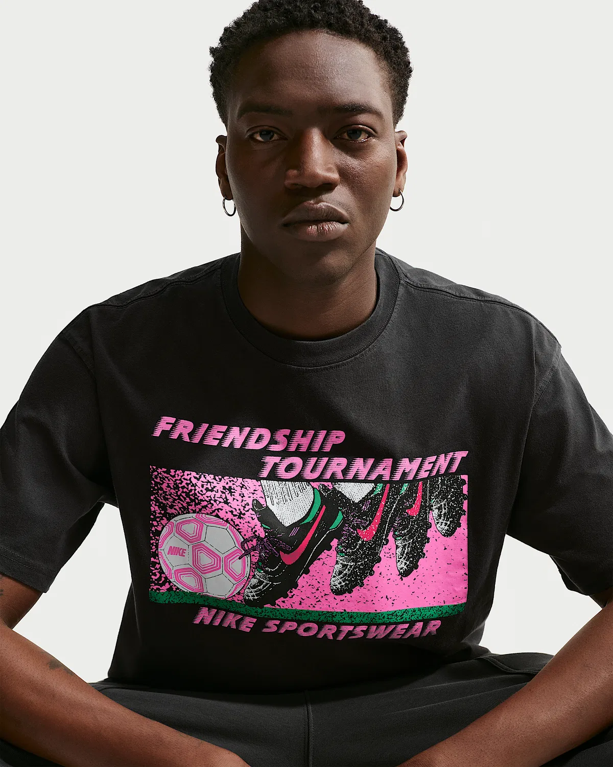 Мужская футболка Nike Sportswear, Off Noir — фото 3