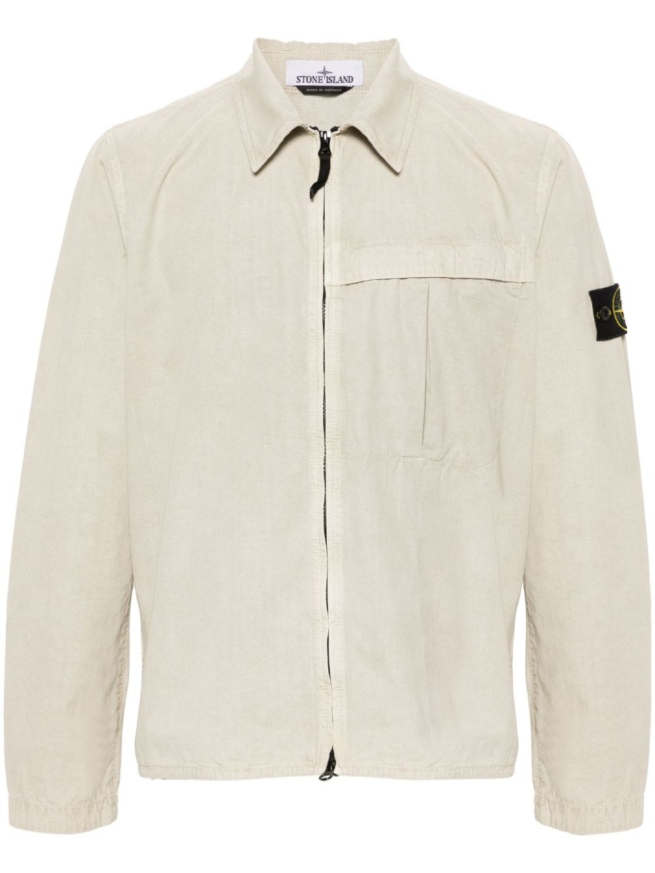 

Stone Island рубашка из органического хлопка, нейтральный цвет