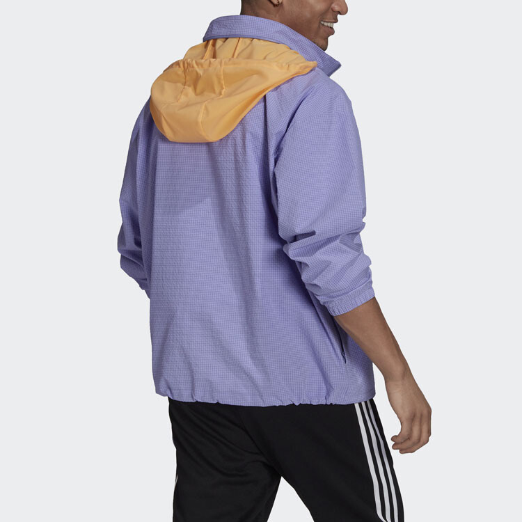 Куртка мужская светло-фиолетовая Adidas Originals, светло-фиолетовый — фото 3