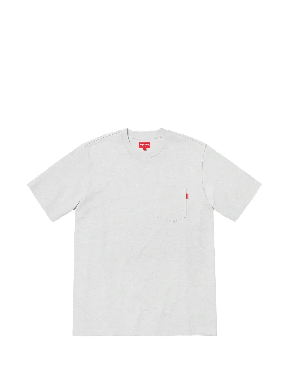 Футболка с карманом Supreme, серый