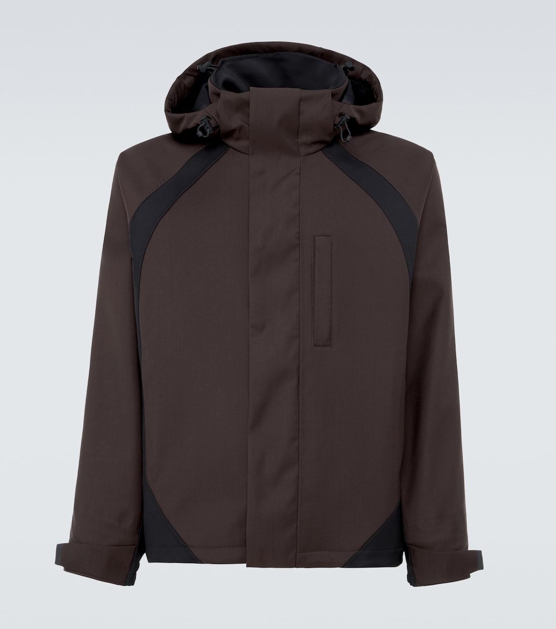 

Жакет из шерстяной смеси с панелями Loro Piana, Black/White