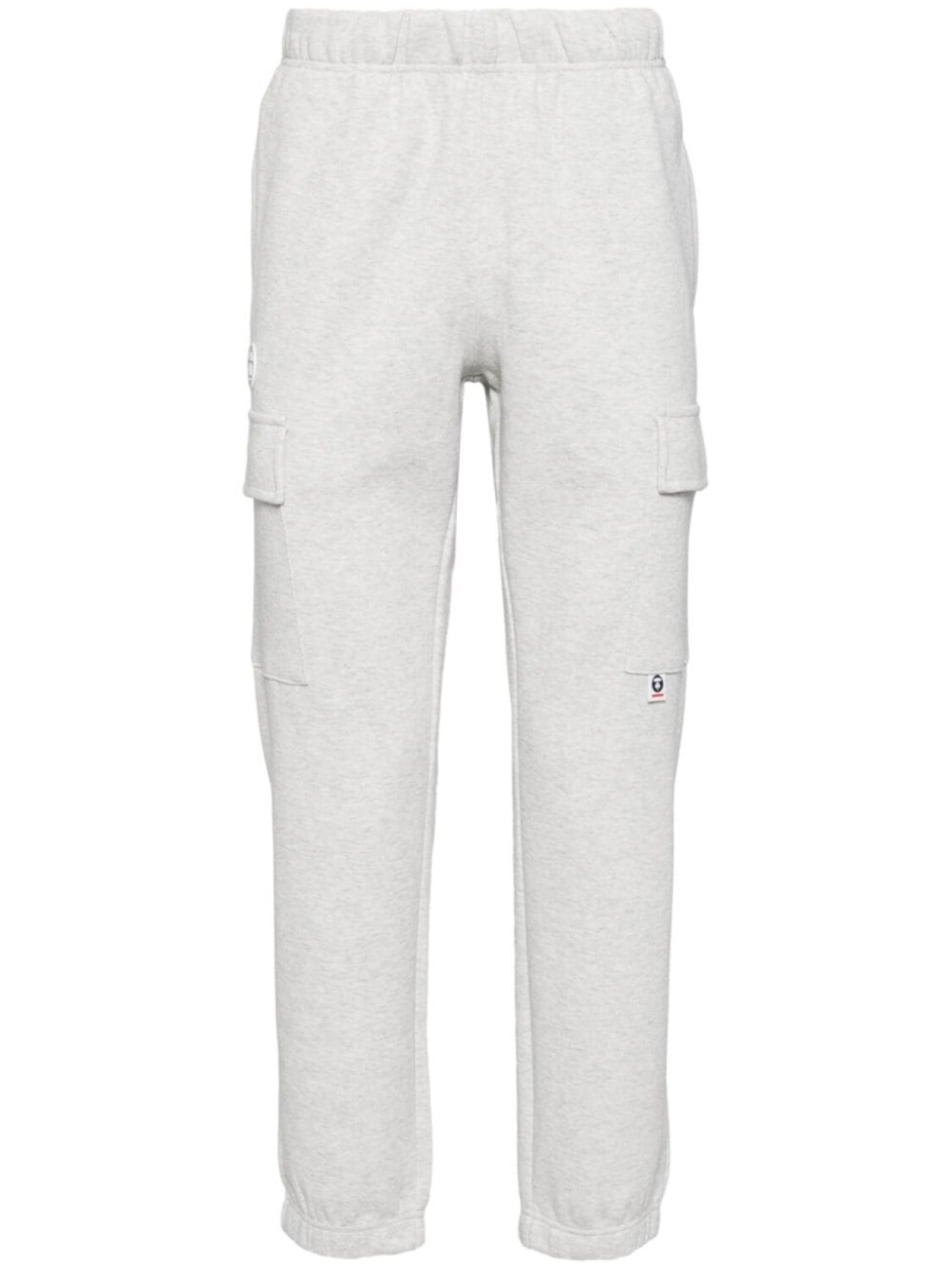 

AAPE BY *A BATHING APE спортивные брюки с логотипом, серый