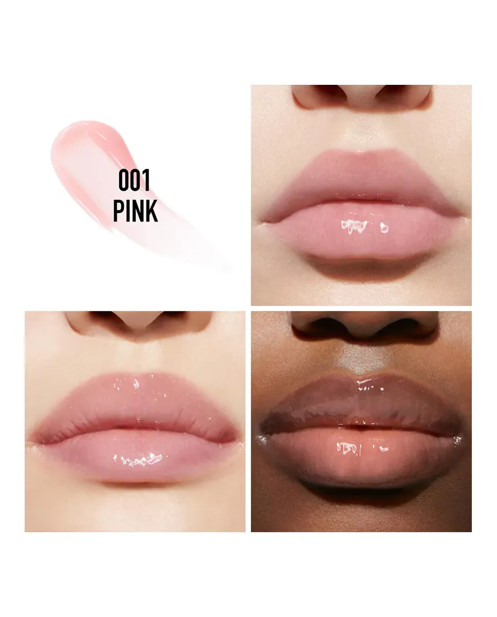 Набор косметики - Addict Увлажняющий бальзам для губ и масло для губ Dior, 001 Pink — фото 3