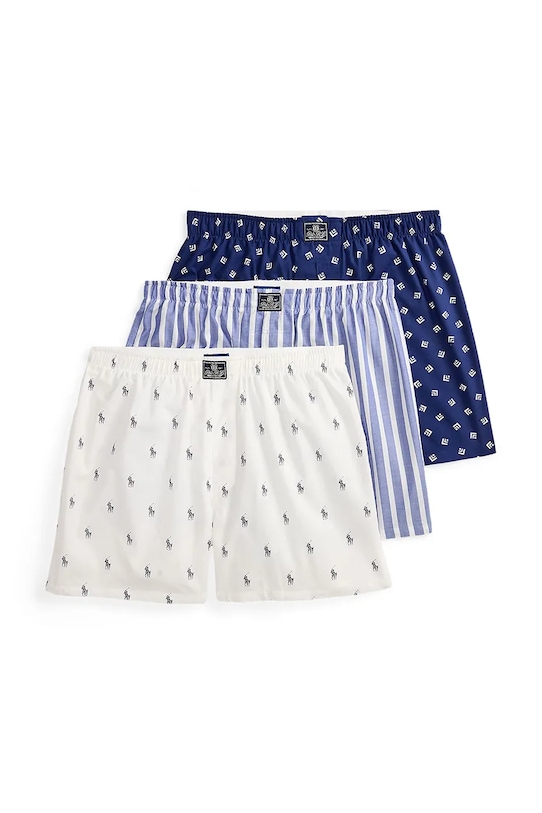 

Боксерки из хлопка 3-pack Polo Ralph Lauren, синий