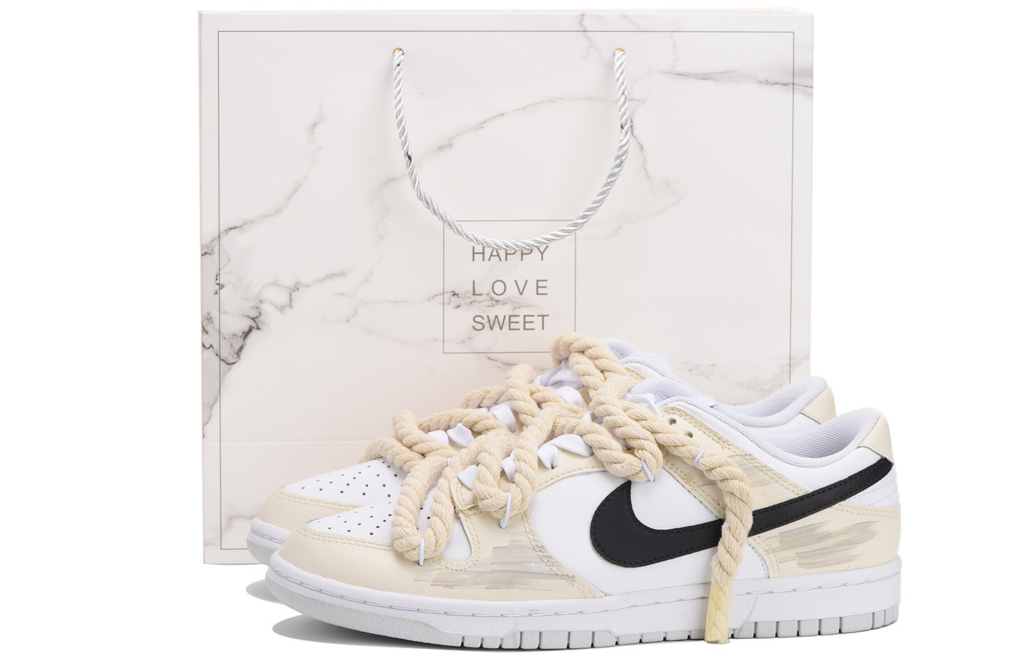 

Кроссовки Nike Dunk Skateboard Shoes Men Low-Top White