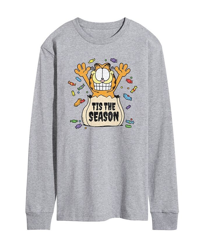 

Мужская футболка с длинным рукавом Garfield Tis The Season AIRWAVES, серый