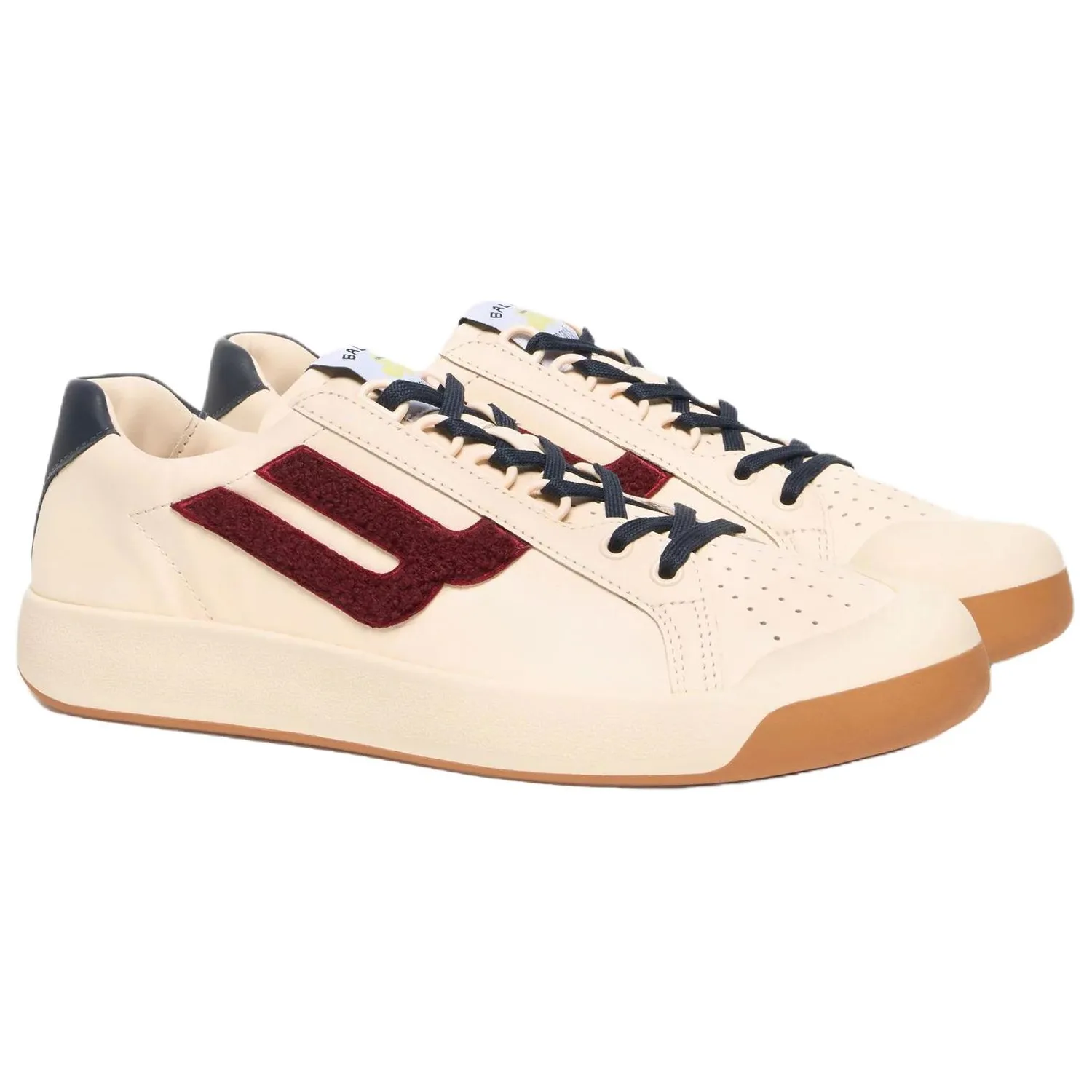 BALLY Кроссовки мужские low top leather white — фото 4