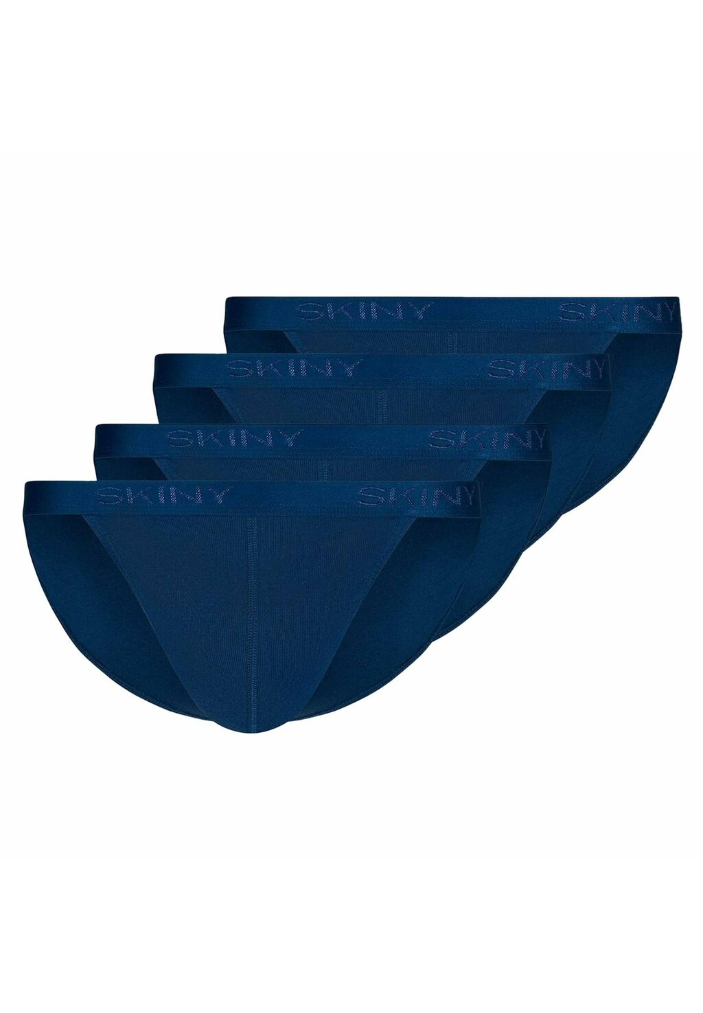 

Трусы SLIP, 4ER PACK RETRO, FEINRIPP Skiny, синий