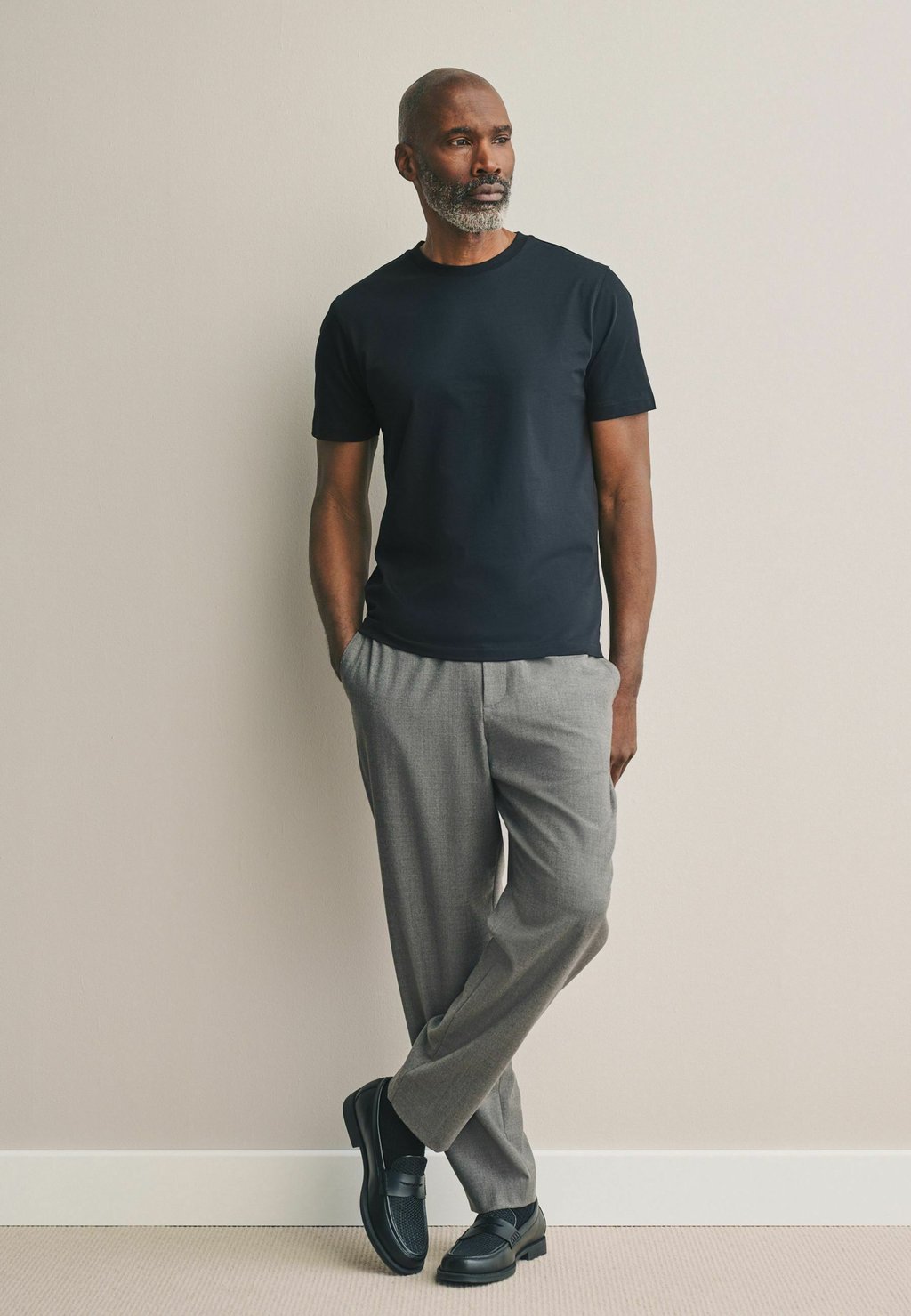 Базовая футболка SUPIMA CREW NECK Next, черный — фото 4