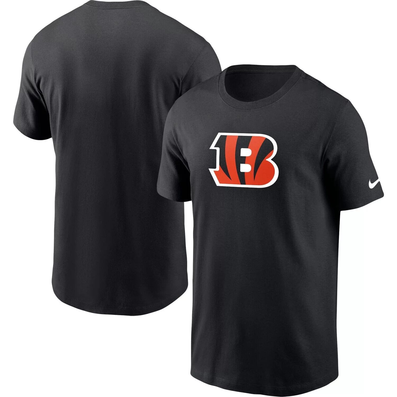 

Мужская черная футболка с логотипом Cincinnati Bengals Team Primary Nike, Черный, Мужская черная футболка с логотипом Cincinnati Bengals Team Primary Nike