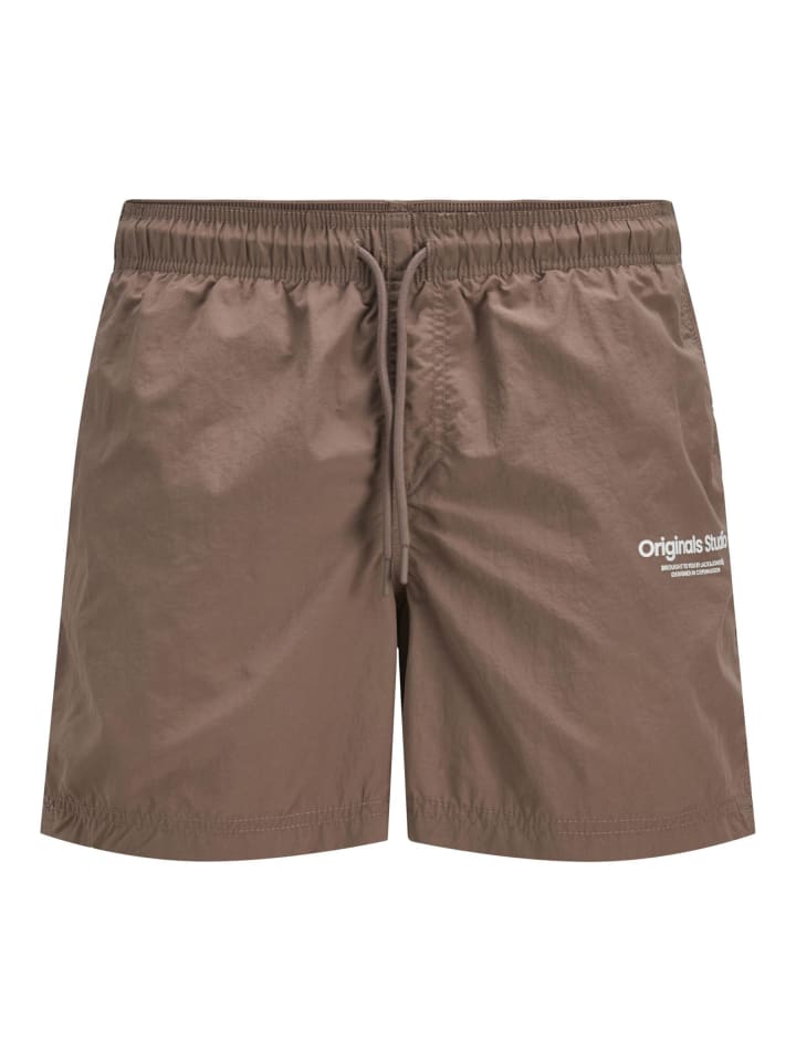 

Плавки насыщенного серо-коричневого цвета Jack & Jones