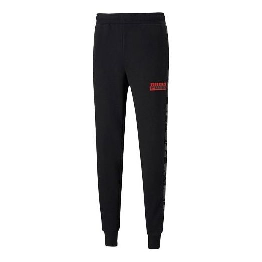 

Брюки core camo all over print pants 'black red' Puma, черный