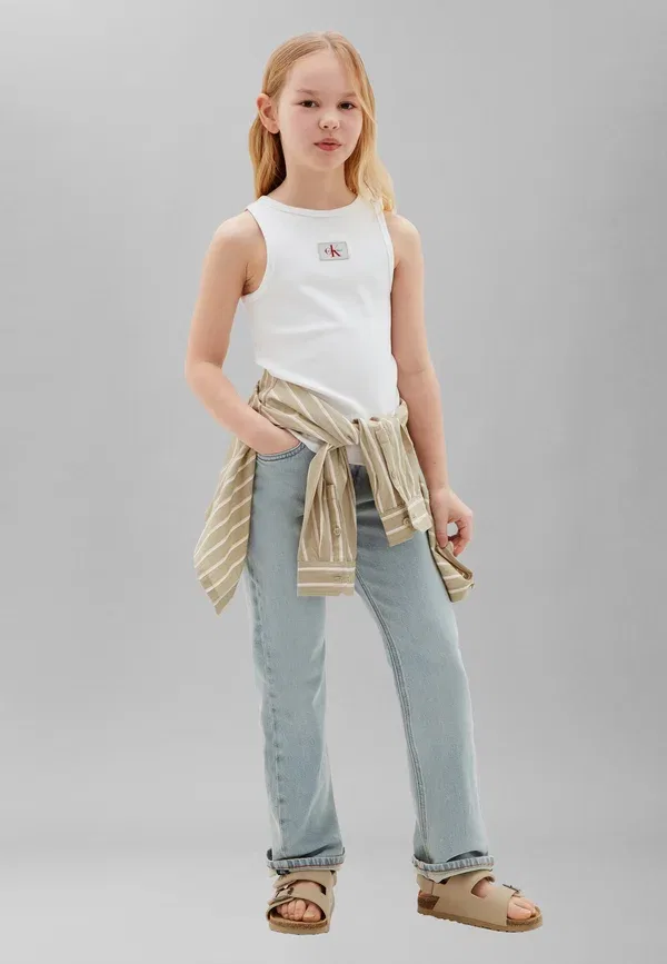 Джинсы прямого кроя Straight Andrew Wash Calvin Klein Jeans, деним средний — фото 2
