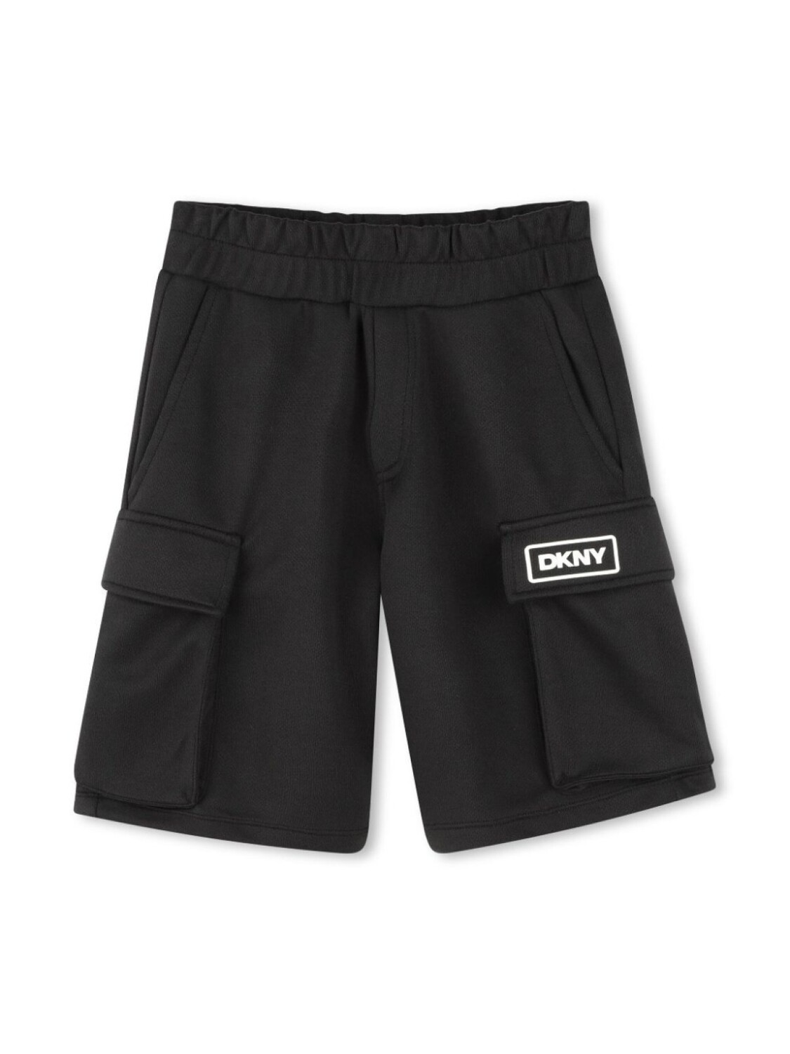 

Dkny Kids шорты из ткани пике с логотипом, черный