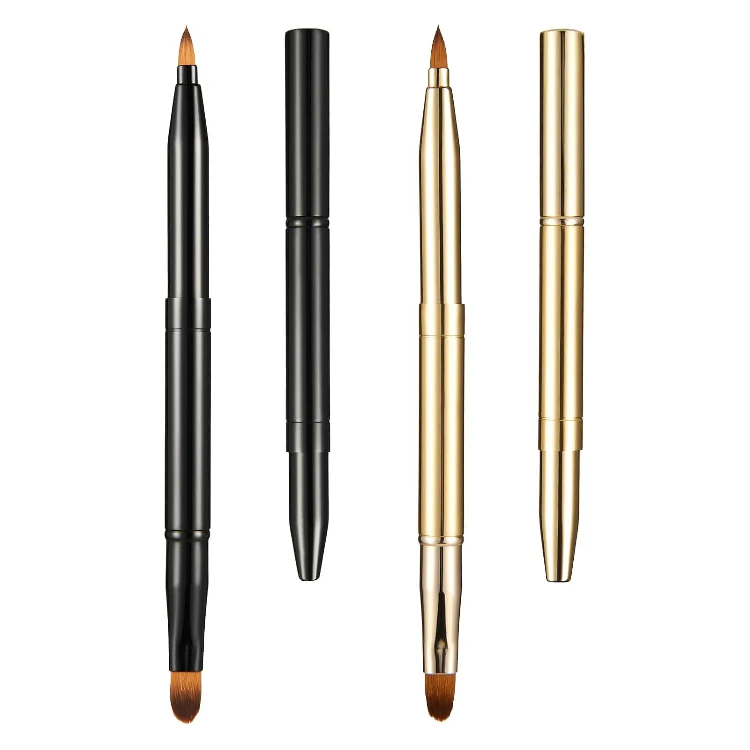 Выдвижные кисти для губ simarro, 2 шт. Simarro, Gold And Black
