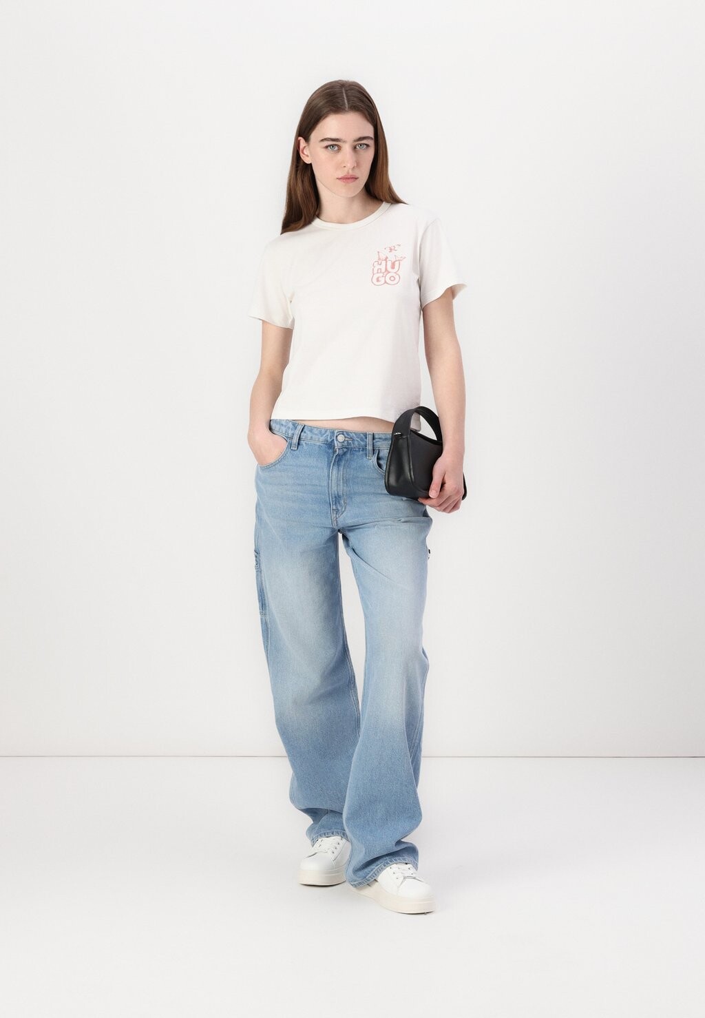 

Джинсы прямого кроя MIA Tommy Jeans, светло-голубой деним