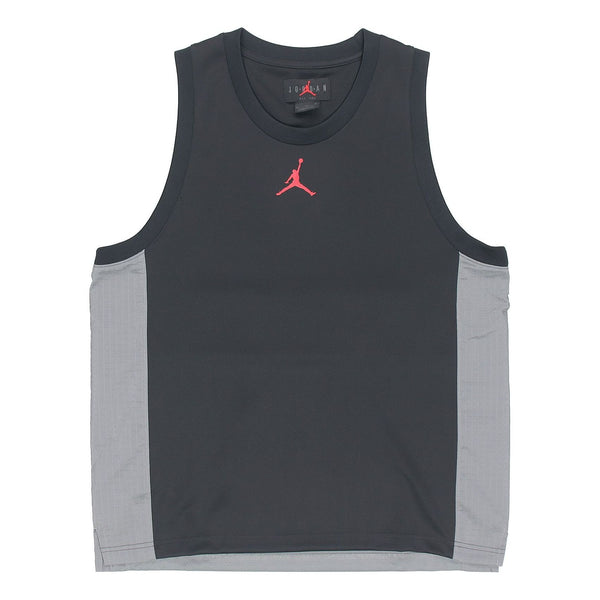 

Майки dri fit air statement splicing quick dry баскетбольный спортивный жилет мужской Air Jordan, черный