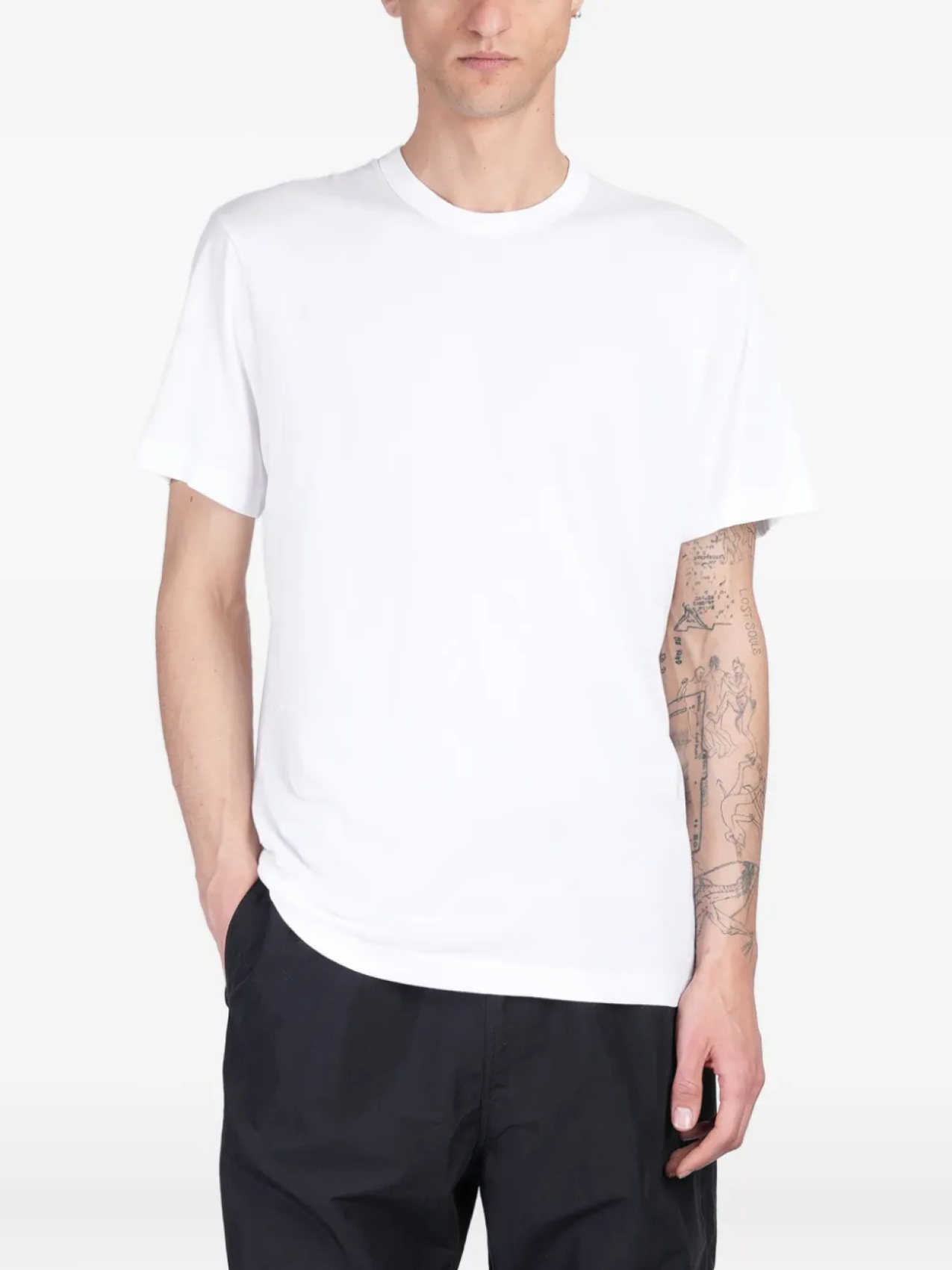 

James Perse cotton футболка, белый