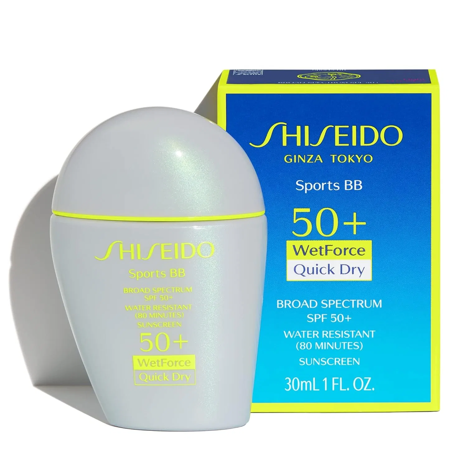 Солнцезащитный BB-крем «Sun Care Sports Bb SPF50+ Dark» ‎Shiseido — фото 2