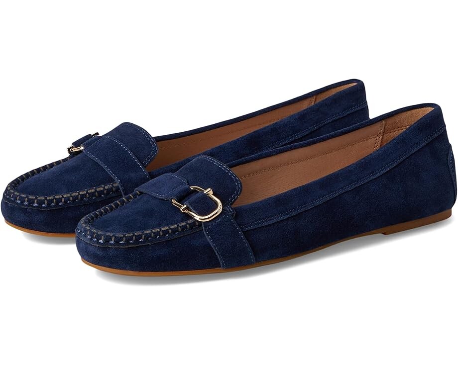 

Туфли на плоской подошве Jack Rogers Hanover Hardware Moccassin - Suede, цвет Midnight