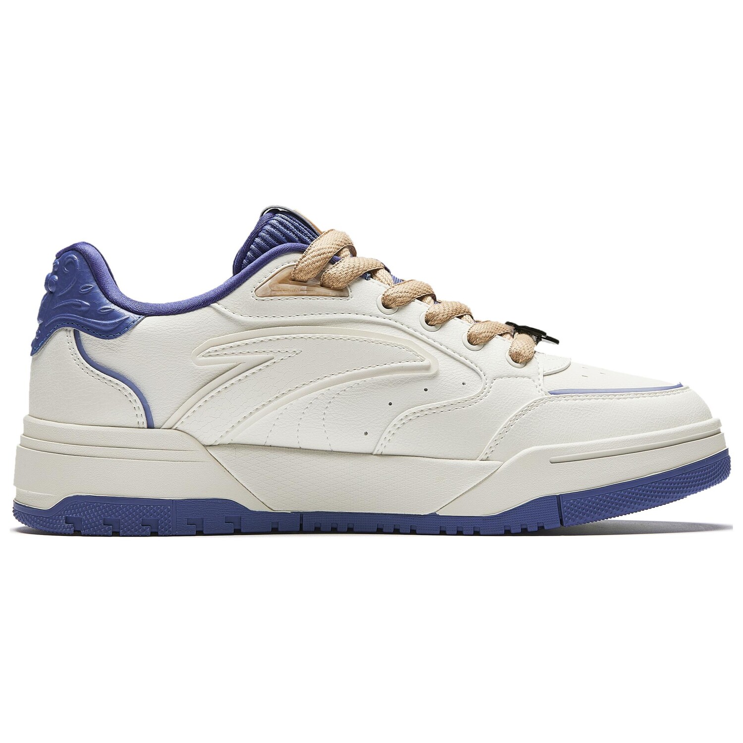Кроссовки Pop Mart X ANTA Molly Skateboarding Shoes Men Low-top White/Blue, белый/синий — фото 3