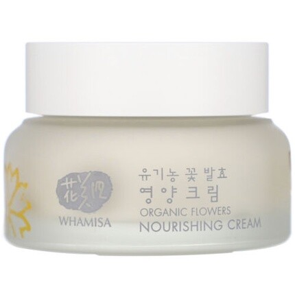 Крем для лица Whamisa — Питательный Organic Flowers, ,7 жидк. унции, 51 мл